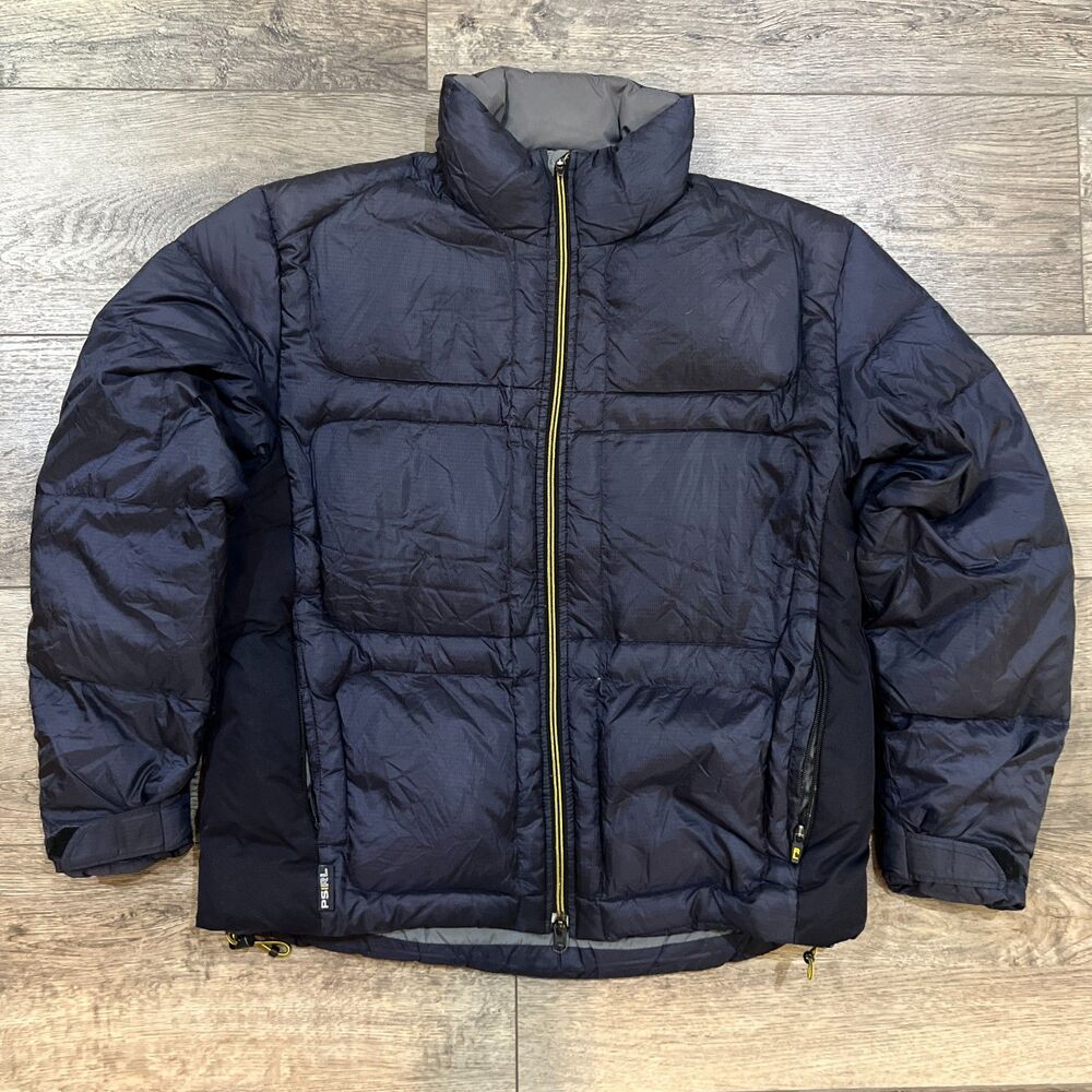 Vintage 90s Polo Sport Ralph Lauren Down Jacket Navy Puff Waterfowl Fill Large
